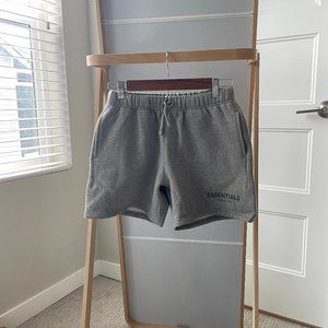 ESSENTIALS FEAR OF GOD kids grey sweat shorts